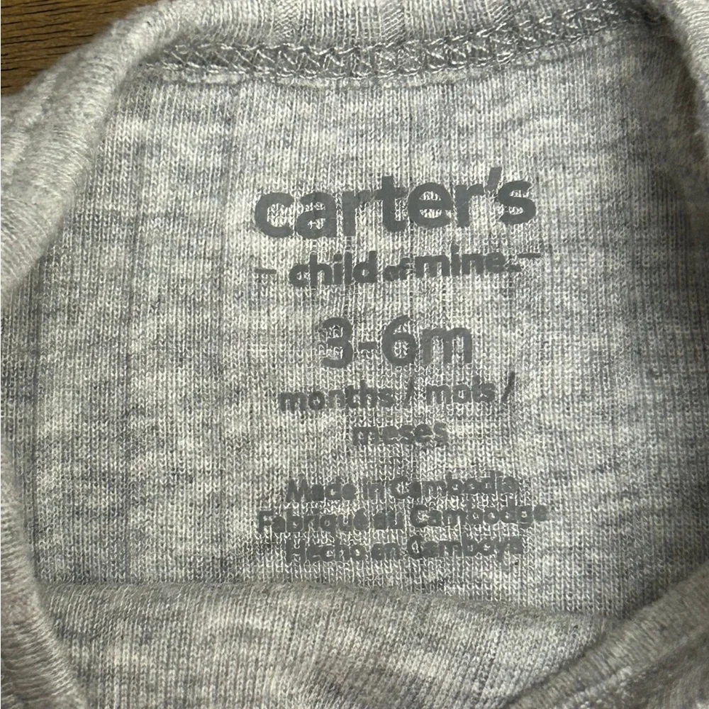 2ct Long Sleeve Baby Bodysuits‎ 3-6 Months. Carters (0243)